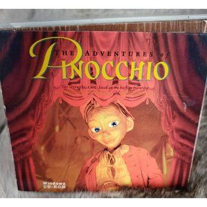 THE‎ ADVENTURES OF PINOCCHIO The Movie Game IBM PC Windows CD-ROM